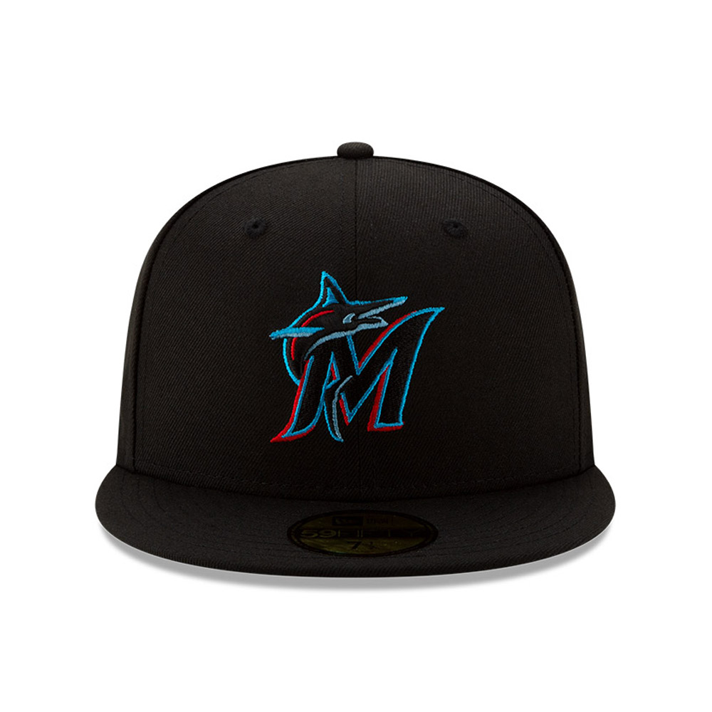 Miami Marlins MLB 100 Black 59FIFTY Cap
