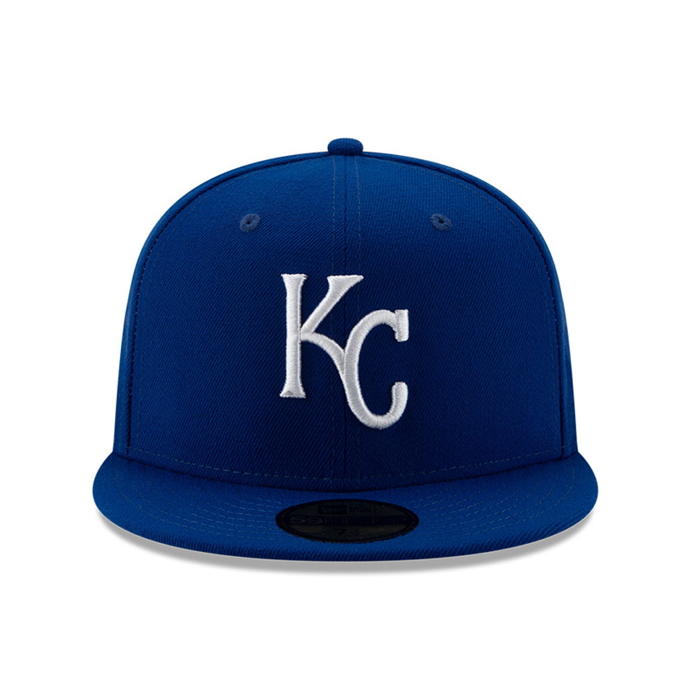 Cappellino 59FIFTY MLB 100 dei Kansas City Royals blu
