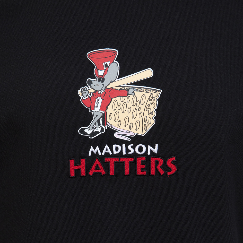 T-shirt noir des Madison Hatters