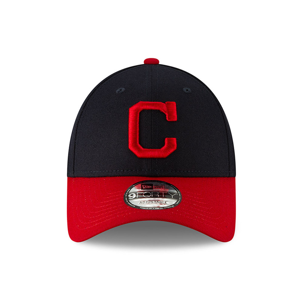 Cappellino 9FORTY Cleveland Indians Contrast Visor League blu navy