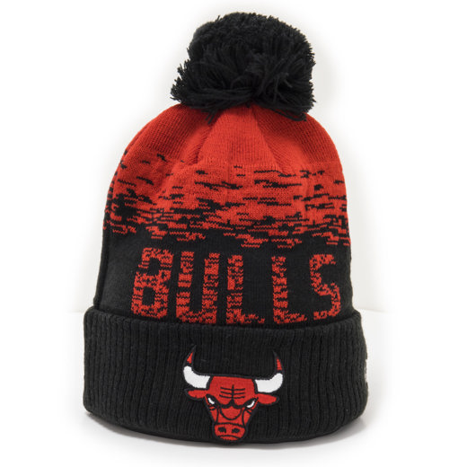 Rote Chicago Bulls Bommelmütze