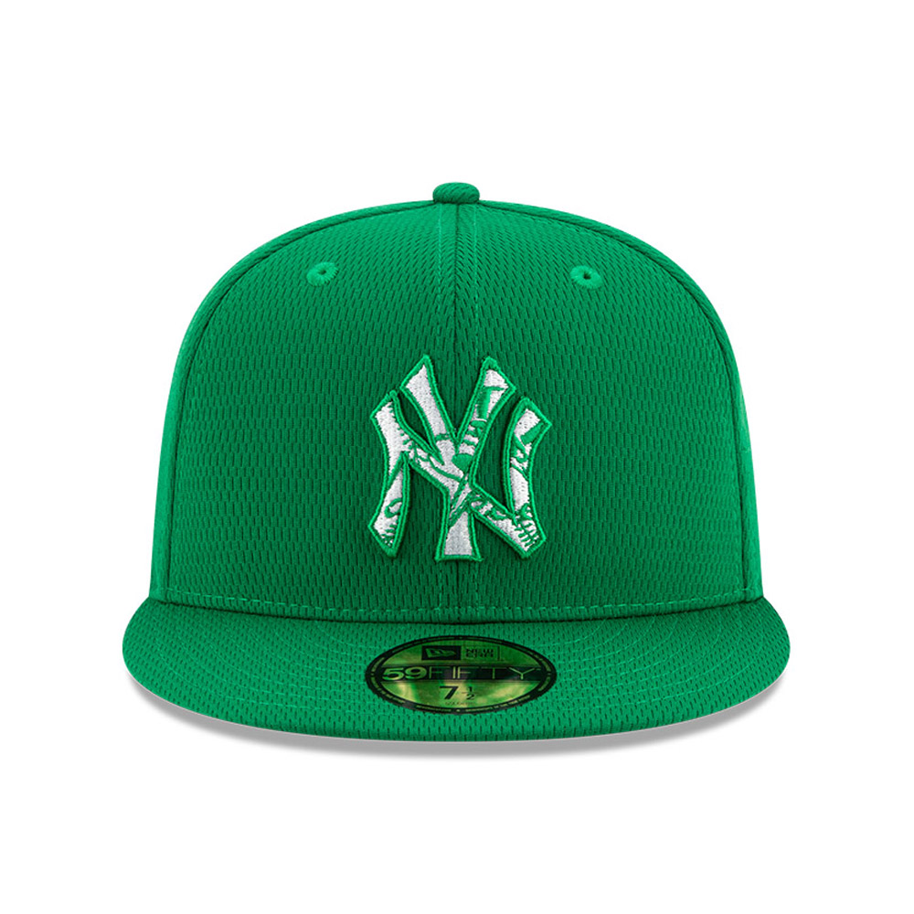 Entraînement au bâton des Yankees de New York St Patricks Green 59FIFTY Cap