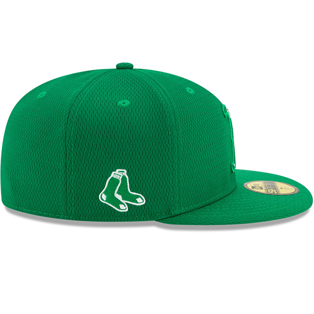 Boston Red Sox Práctica de Bateo St Patricks Green 59FIFTY Cap