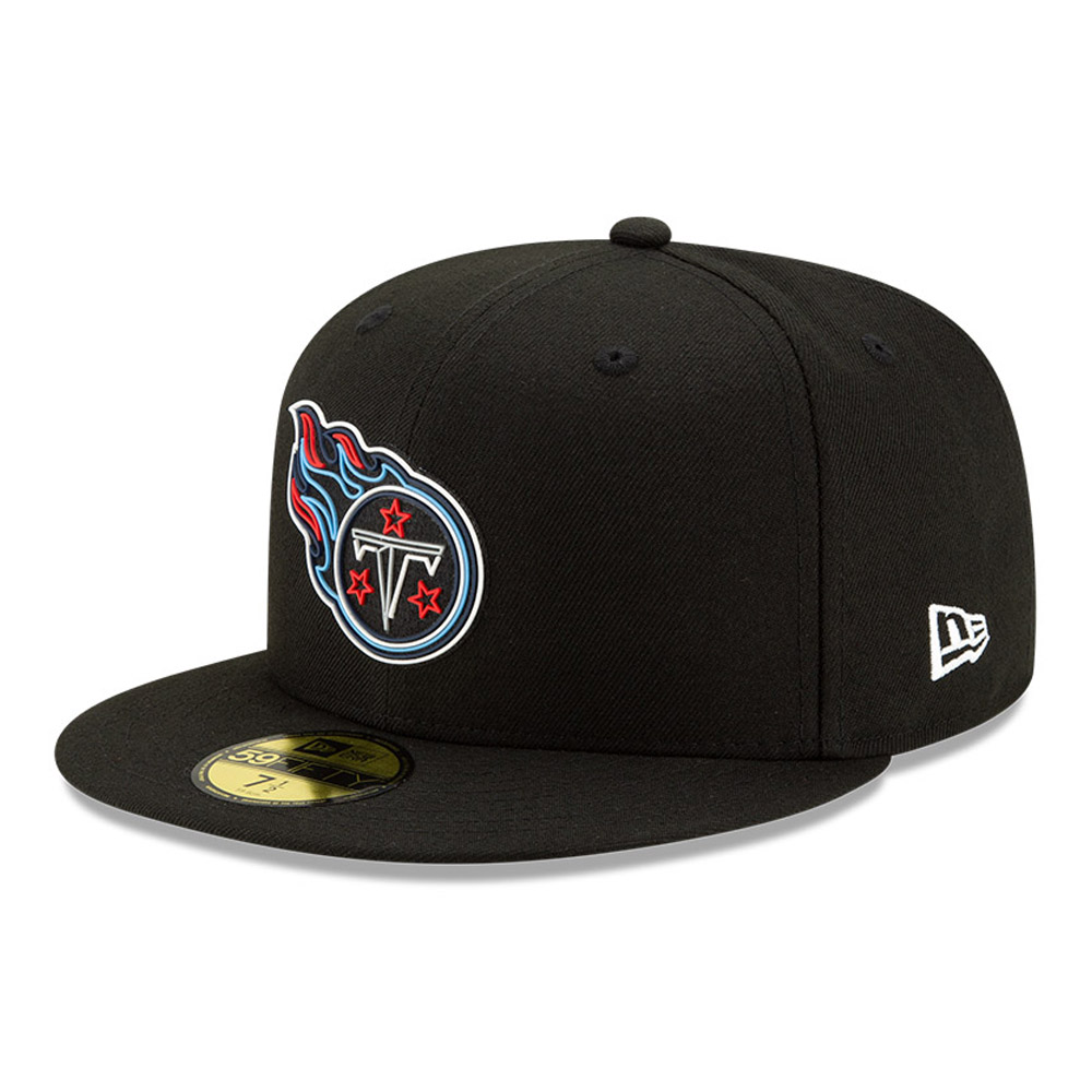 Tennessee Titans NFL20 Draft Black 59FIFTY Cap