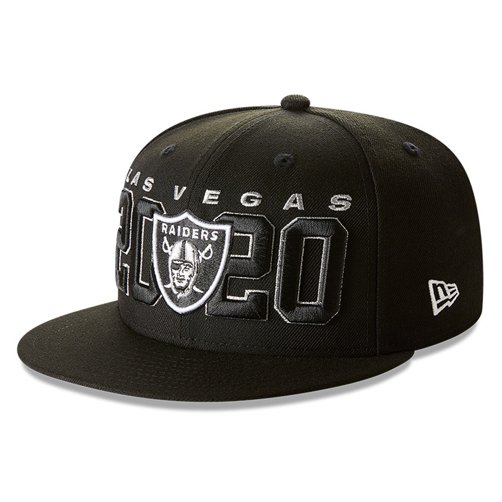 Gorra Las Vegas Raiders NFL20 Draft 59FIFTY, negro