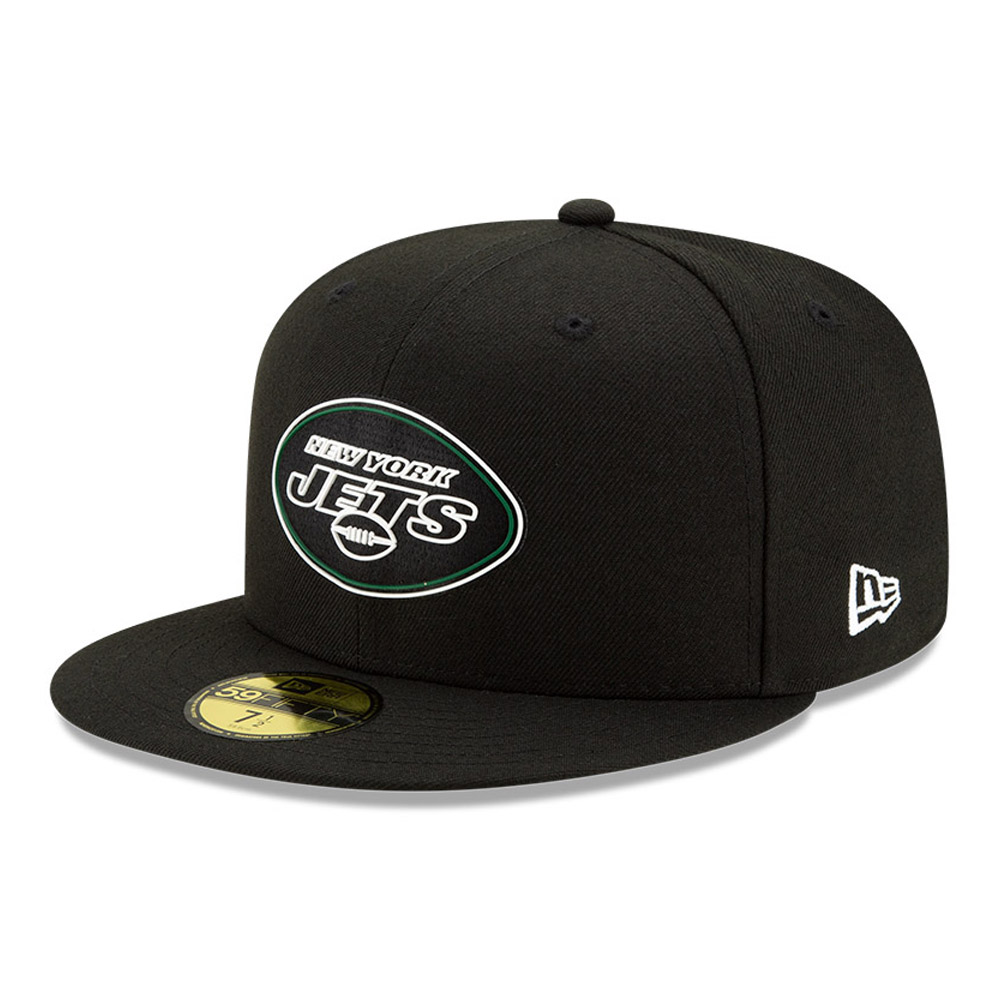 New York Jets NFL20 Draft Black 59FIFTY Cap