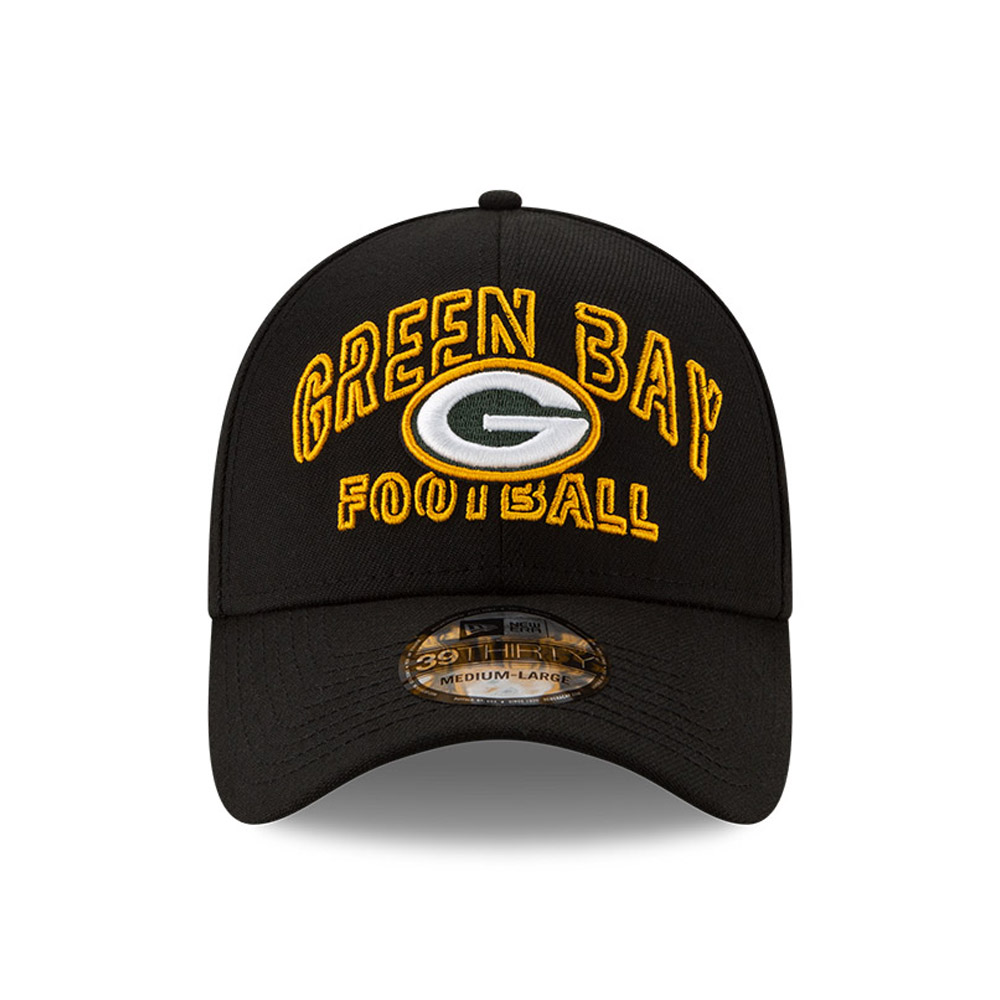 Green Bay Packers NFL20 Draft 39THIRTY-Kappe in Schwarz