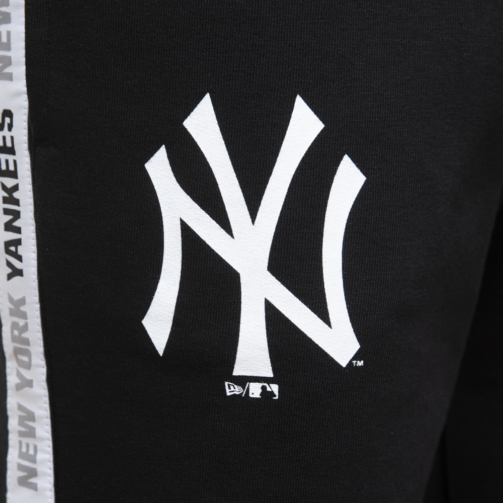 New York Yankees Taped Black Tracksuit Bottoms