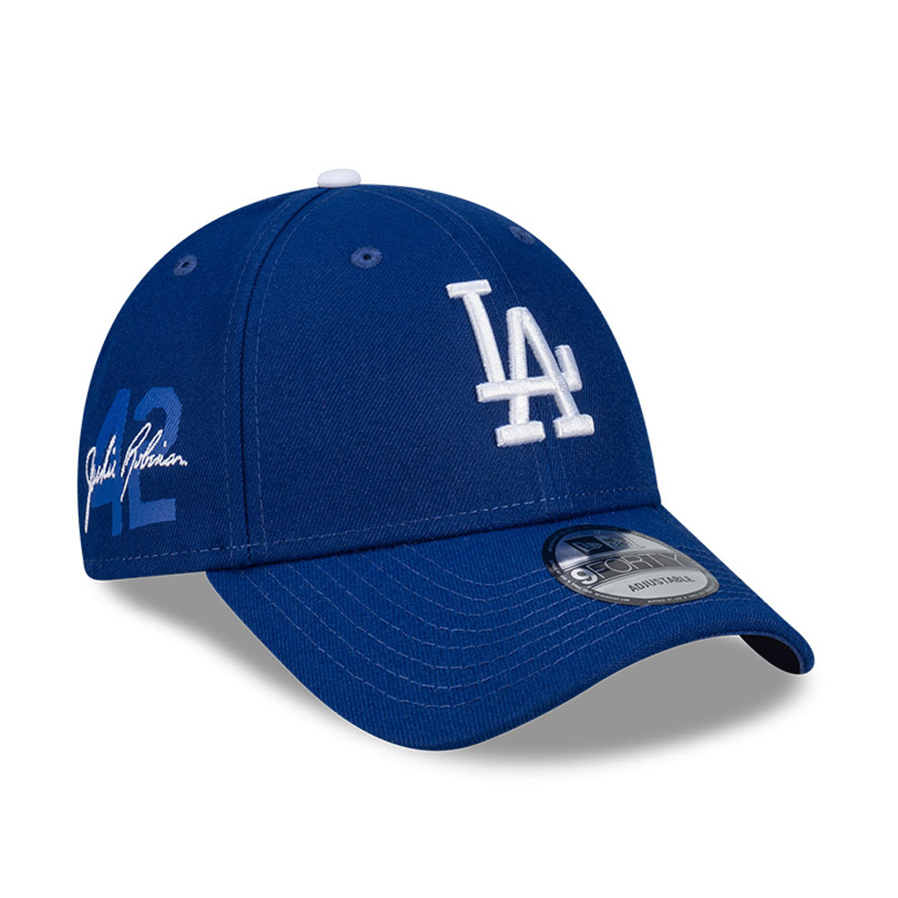Casquette 9FORTY Jackie Robinson bleue des Dodgers de Los Angeles