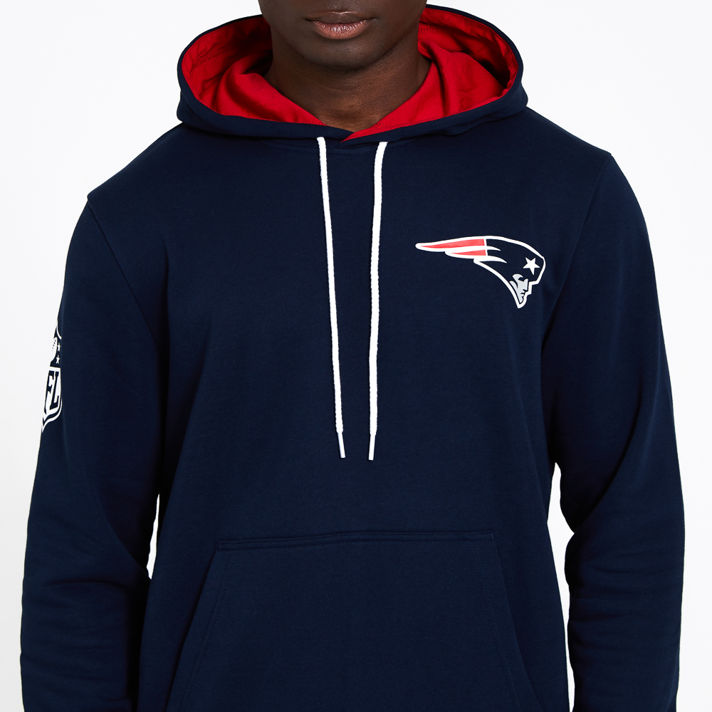 New England Patriots Logo Drawstring Hoodie