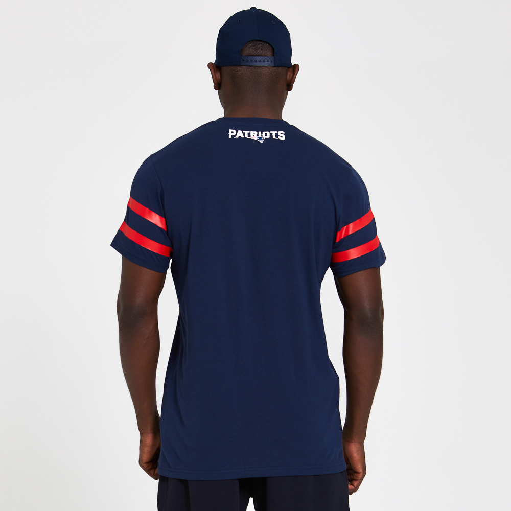 T-shirt bleu marine Logo Elements des New England Patriots