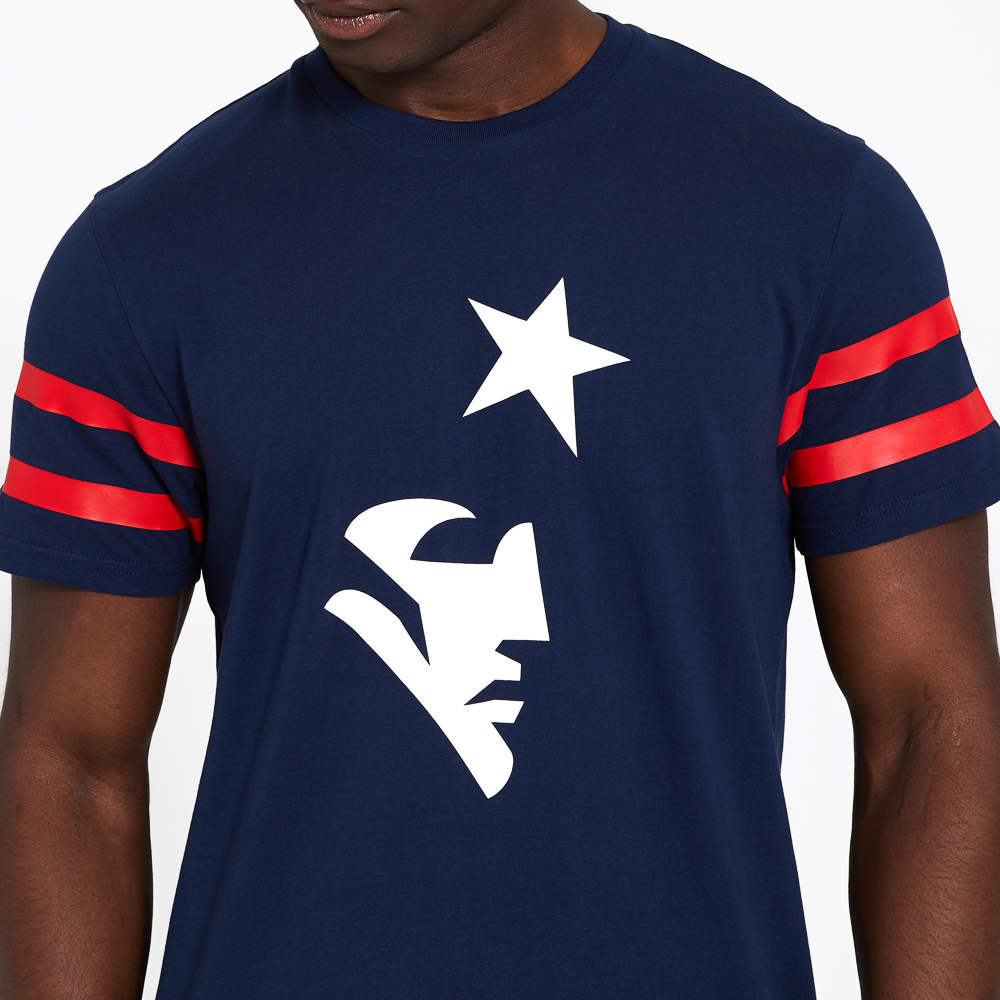 T-shirt New England Patriots Logo Elements blu navy