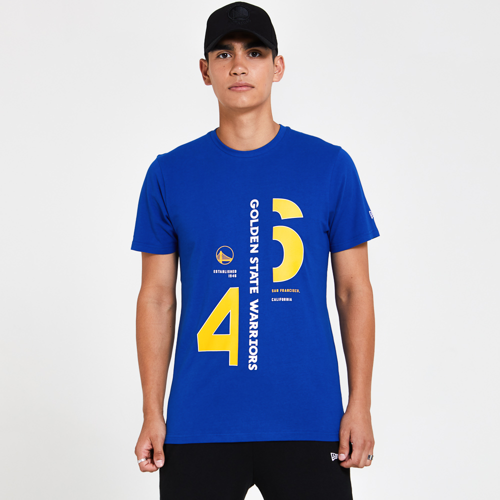 Golden State Warriors – T-Shirt mit „Established“-Grafik – Blau