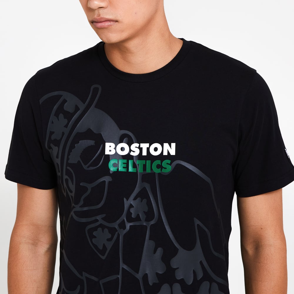 Camiseta Boston Celtics Gradient and Graphic, negro