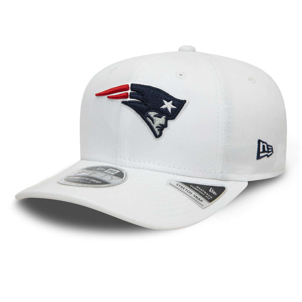 Cappellino New England Patriots Base Stretch Snap 9FIFTY bianco