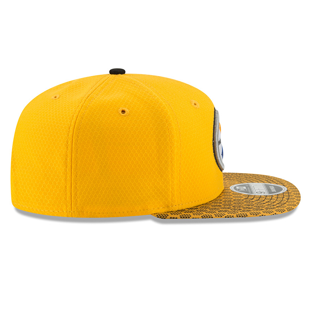 9FIFTY Snapback – Pittsburgh Steelers – 2017 Sideline OF, Gold