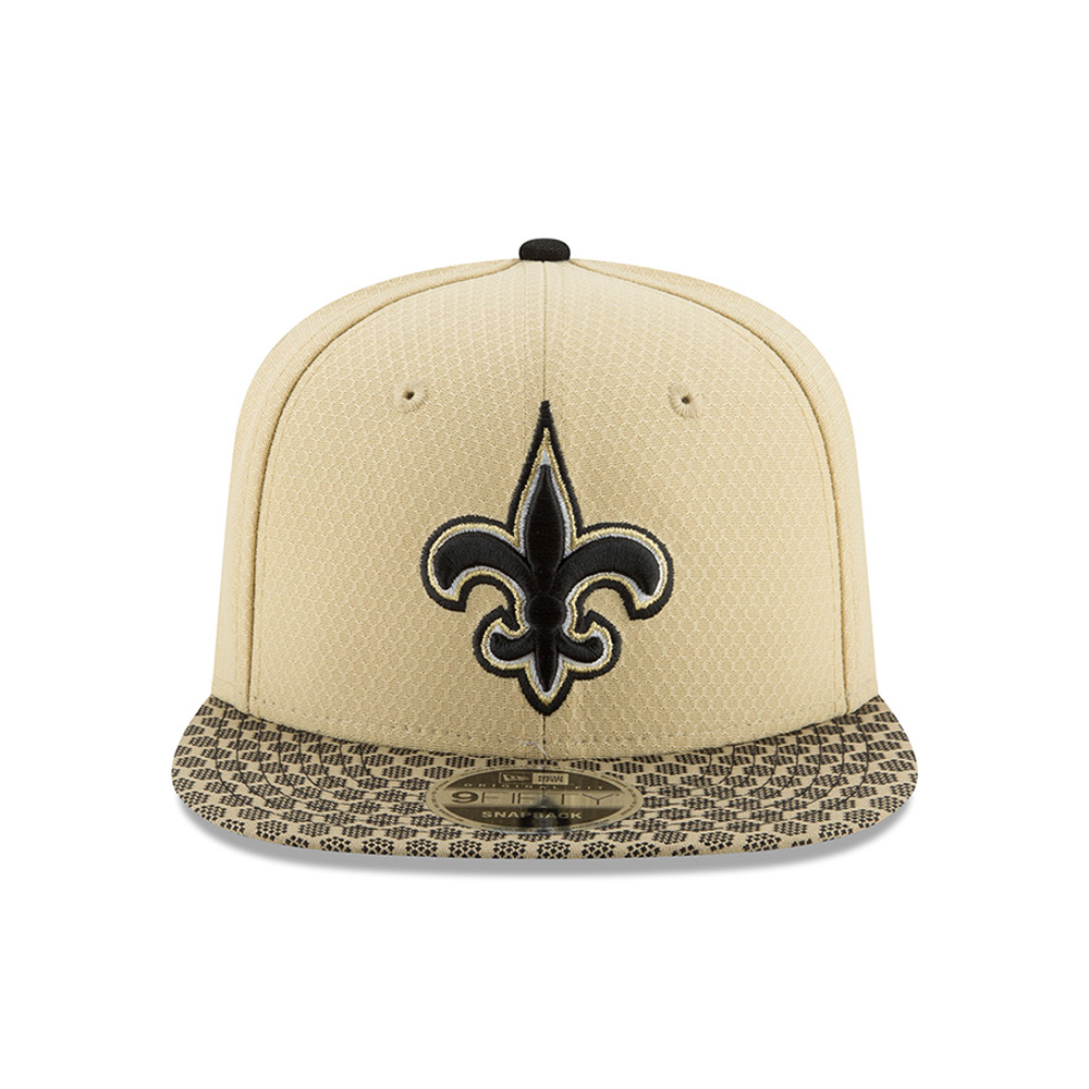 New Orleans Saints 2017 Sideline 9FIFTY Snapback oro