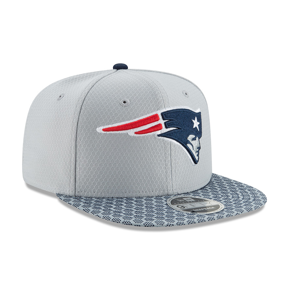 9FIFTY Snapback – New England Patriots – 2017 Sideline OF, Silber