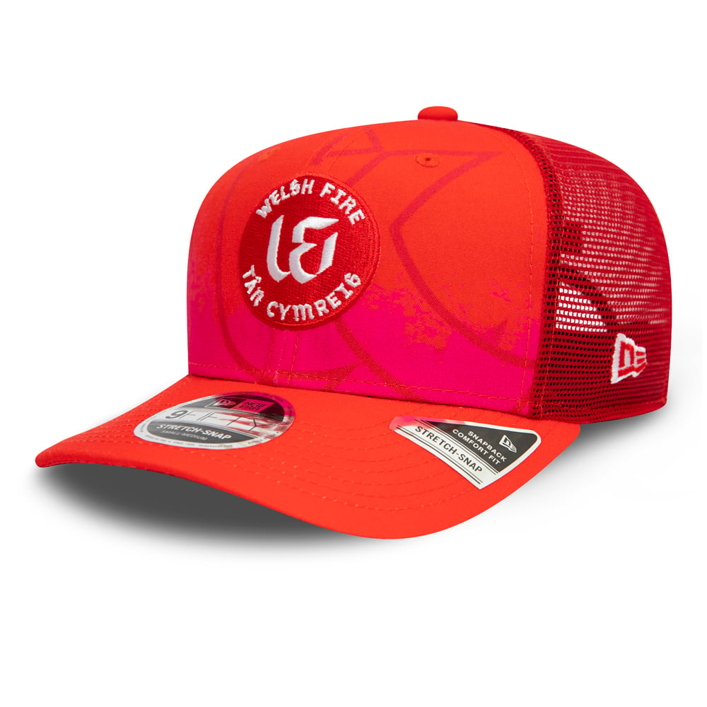 Welsh Fire The Hundred Print Rouge 9FIFTY Stretch Snap Capuchon