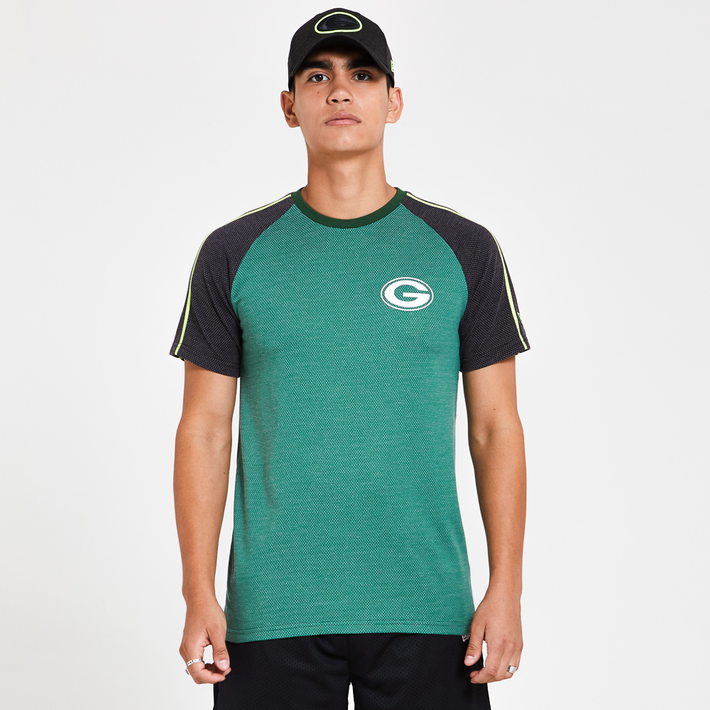 Green Bay Packers – Gestreiftes T-Shirt in Grün