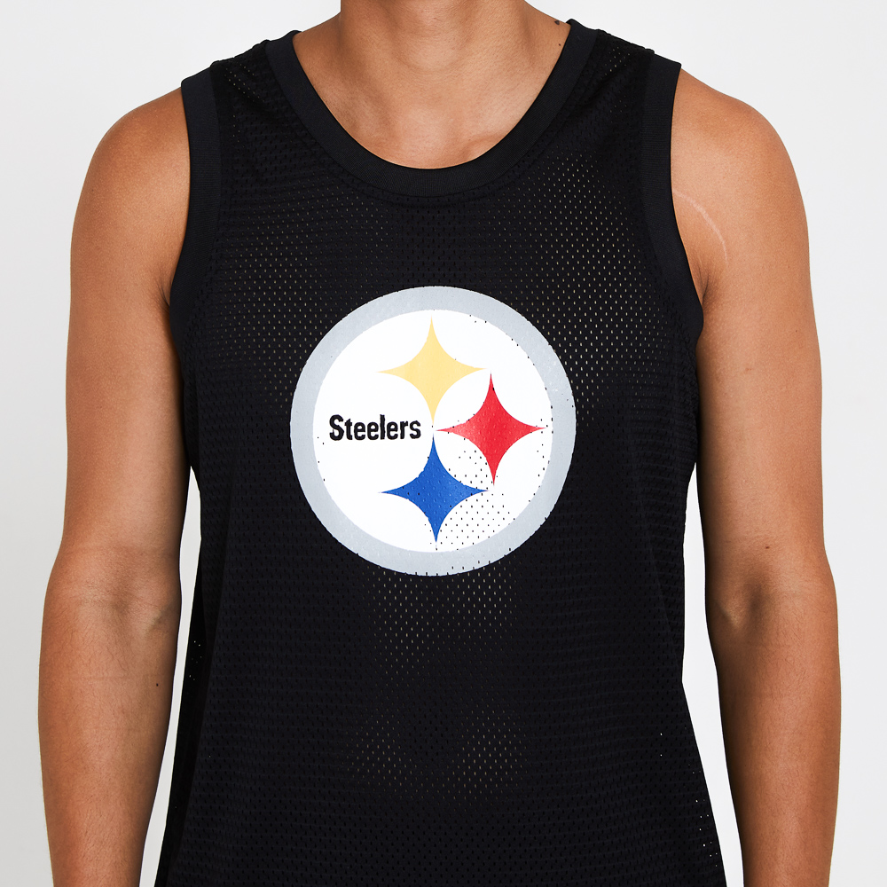 Shirt mit „Pittsburgh Steelers“ Grafik, Schwarz