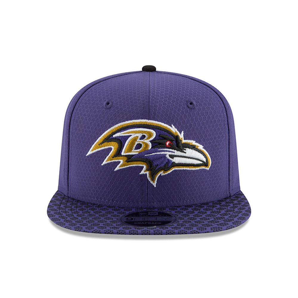 Baltimore Ravens 2017 Sideline OF 9FIFTY Snapback violet