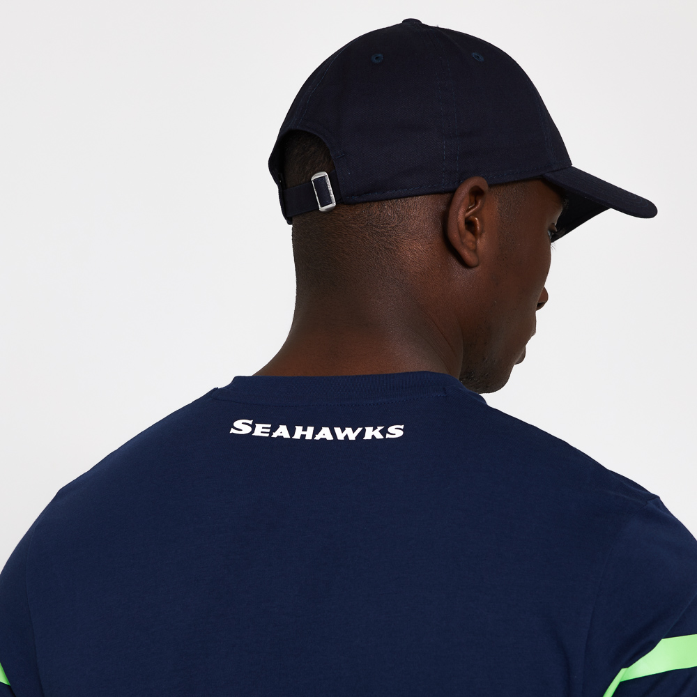 T-shirt Logo Elements bleu marine des Seawhawks de Seattle