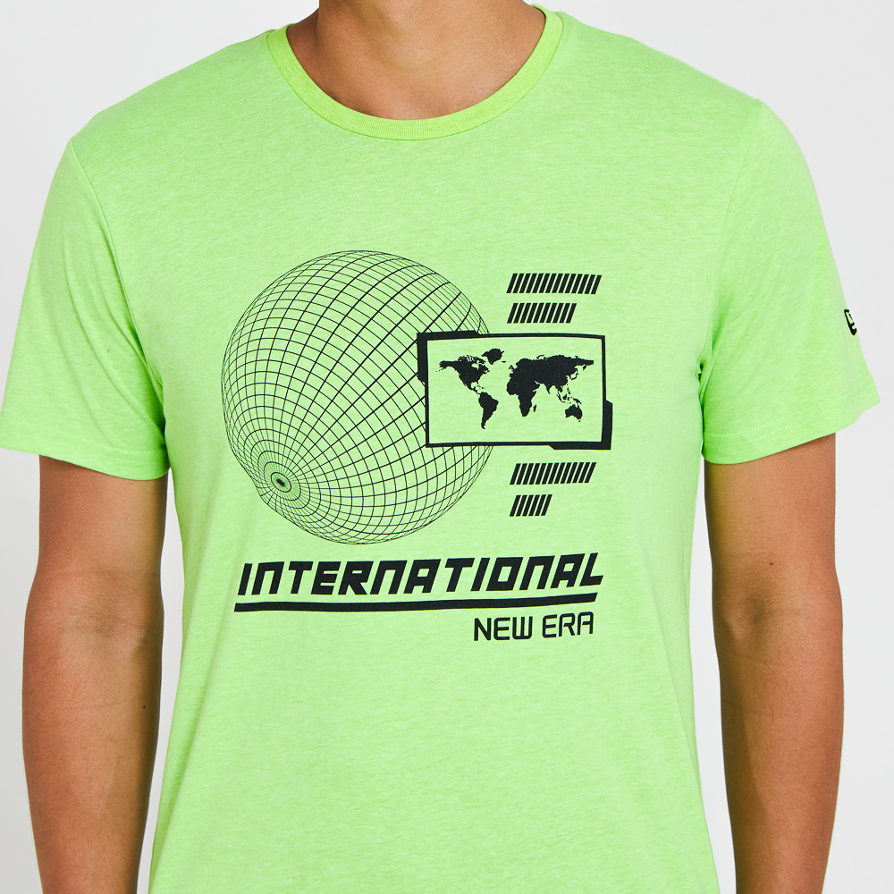 New Era – Grafik-T-Shirt in Neongrün