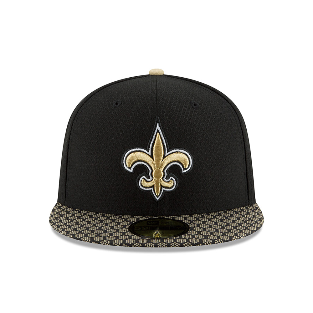 New Orleans Saints 2017 Sideline 59FIFTY nero