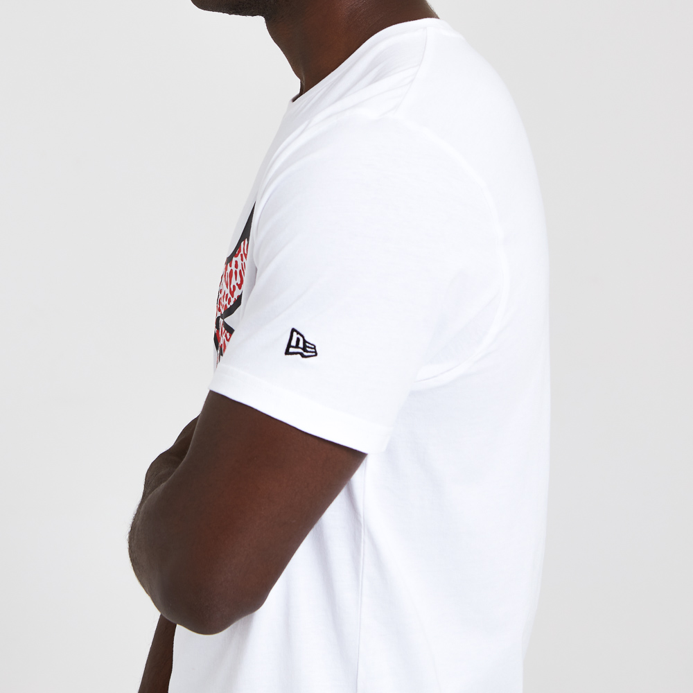 Chicago Bulls Infill Logo White T-Shirt