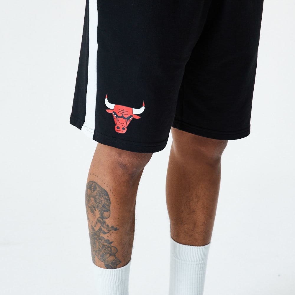 Chicago Bulls – Shorts in Schwarz mit Borte