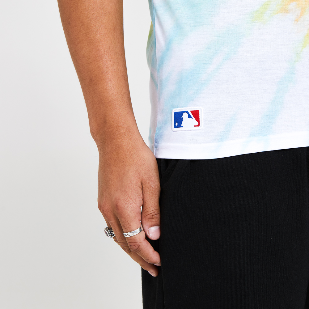 Camiseta sin mangas Los Angeles Dodgers Tie Dye, multicolor