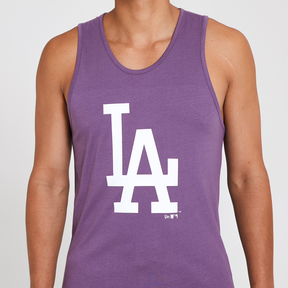 LA Dodgers – Trägershirt in Lila mit Teamlogo