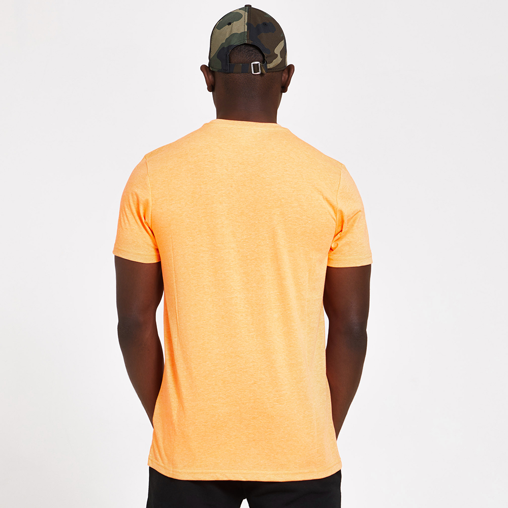 New York Yankees Logo Infill Arancione T-Shirt