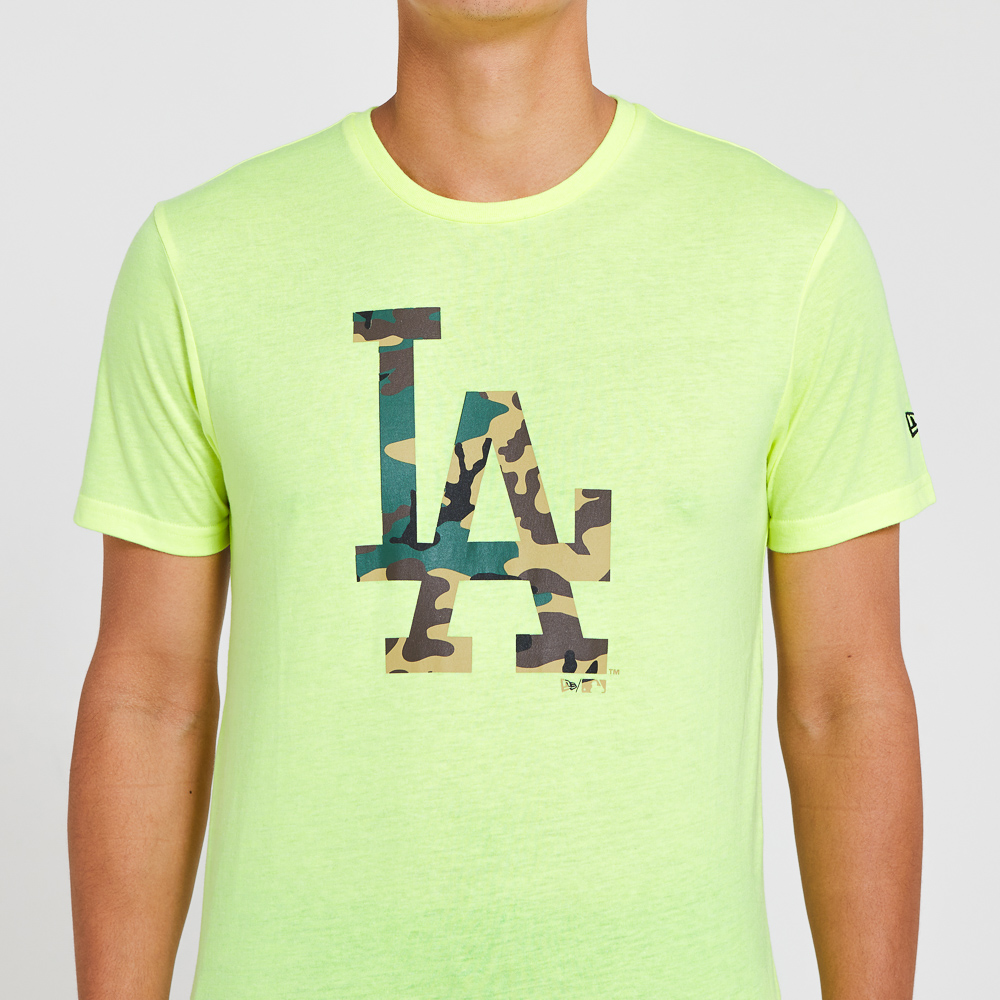 Los Angeles Dodgers – T-Shirt mit gefülltem Logo – Grün