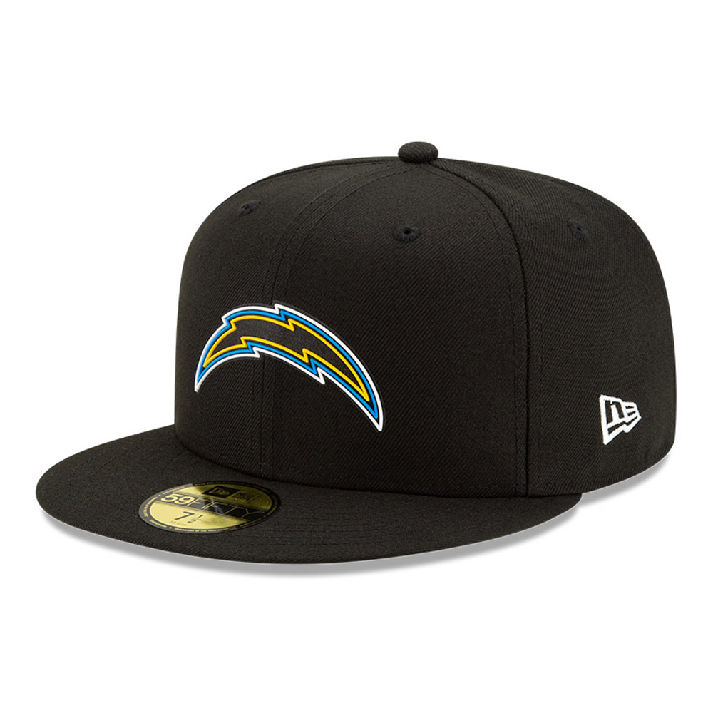 Gorra Los Angeles Chargers NFL20 Draft 59FIFTY, negro