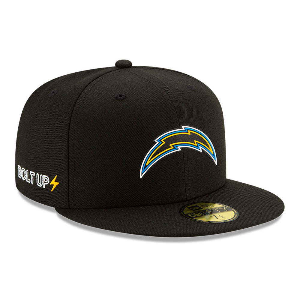 Los Angeles Chargers NFL20 Draft 59FIFTY-Kappe in Schwarz