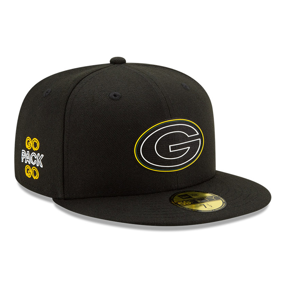 59FIFTY – Green Bay Packers NFL20 Draft Black – Kappe