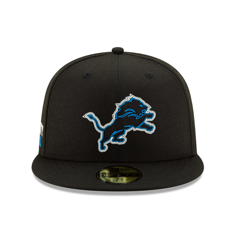 Detroit Lions NFL20 Draft Black 59FIFTY Cap
