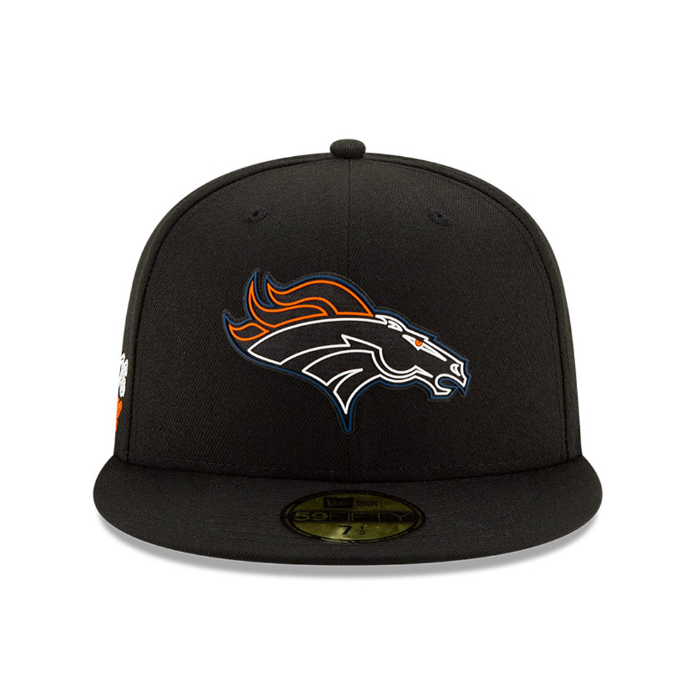 Denver Broncos NFL20 Draft Black 59FIFTY Cap