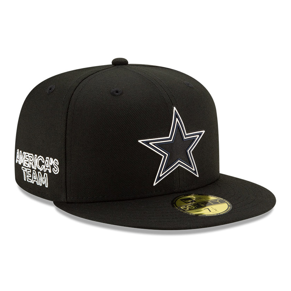 Dallas Cowboys NFL20 Draft Black 59FIFTY Cap