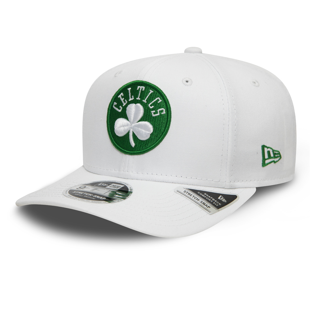 Boston Celtics – 9FIFTY-Kappe mit Stretch Snap – Weiß
