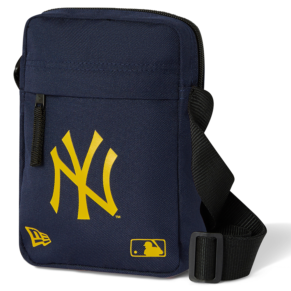 Borsello New York Yankees blu navy con logo giallo A9805_282