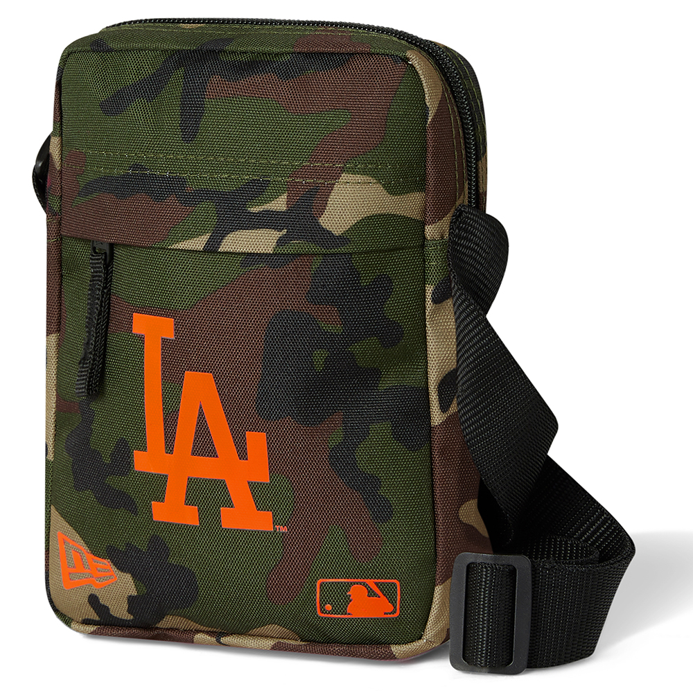 Los Angeles Dodgers – Umhängetasche mit Camouflagemuster und Neonlogo