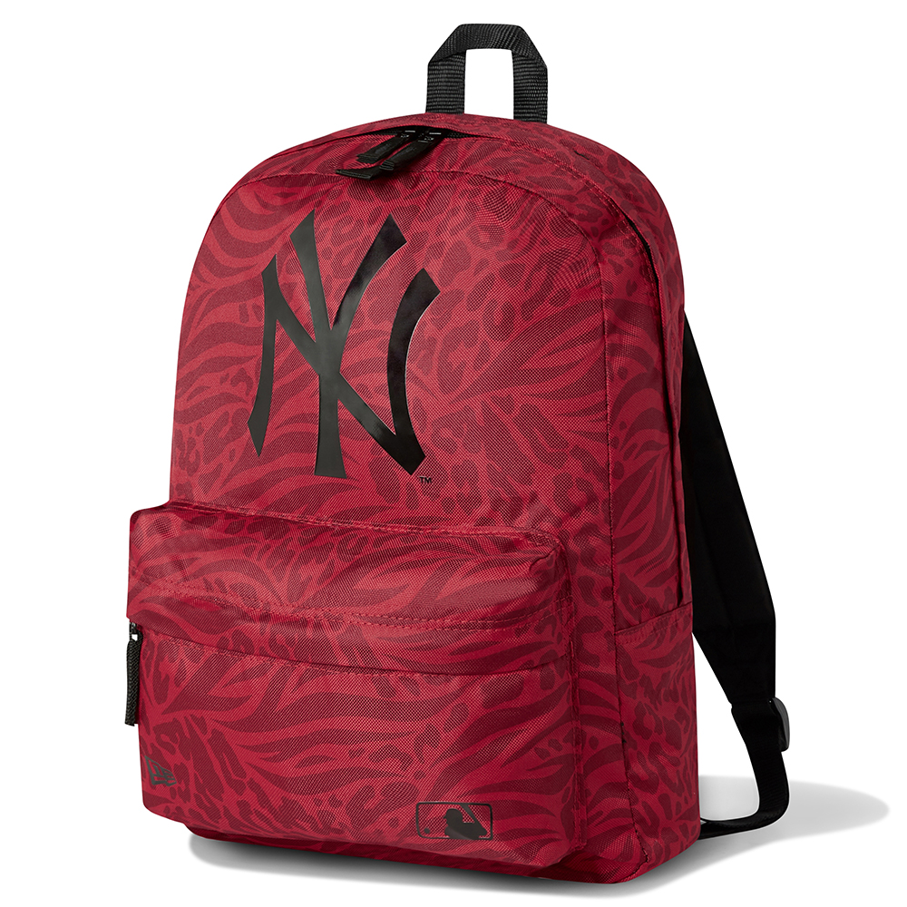 New York Yankees – Rucksack in Rot mit durchgängigem Print