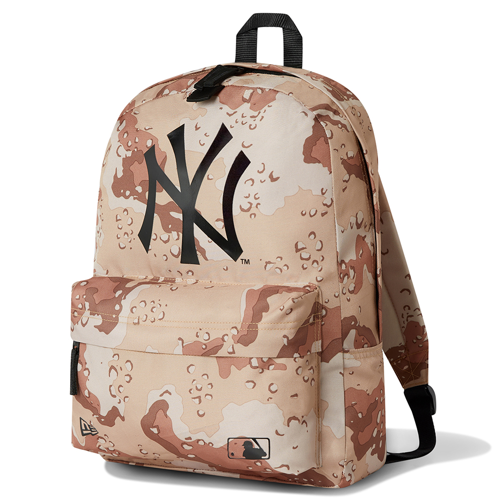 New York Yankees – Camouflage-Rucksack in Steingrau
