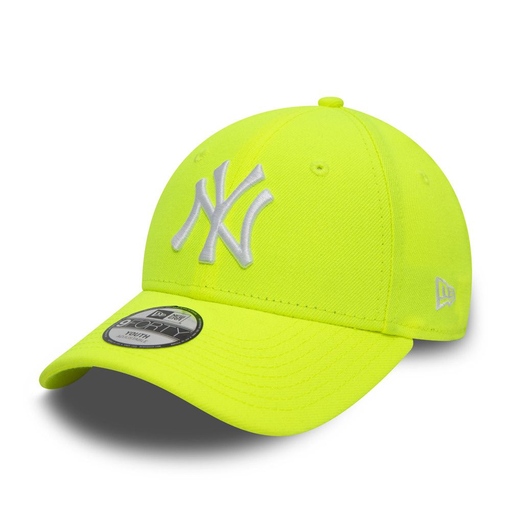 Cappellino New York Yankees Neon 9FORTY giallo bambino