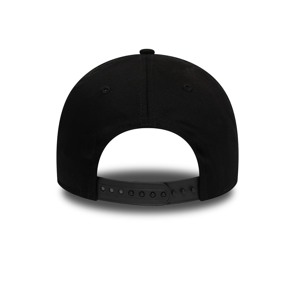 Casquette 9FORTY Stretch Snap Chicago Bulls, noir intégral