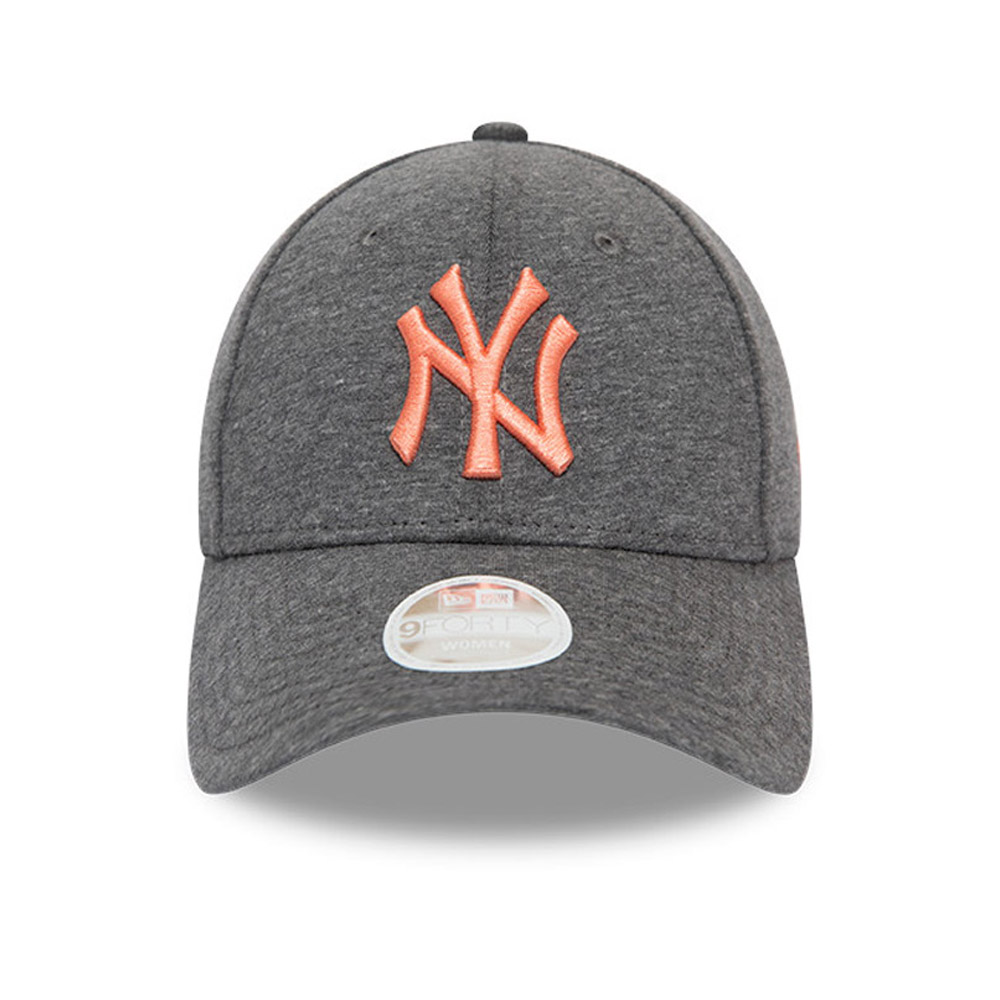 Cappellino 9FORTY da donna dei New York Yankees grigio con logo rosa
