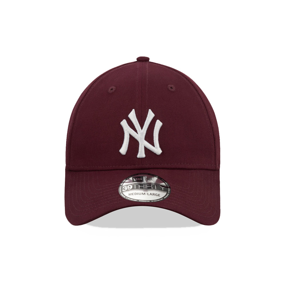 Cappellino 39THIRTY Stretch Fit New York Yankees Essential Bordeaux